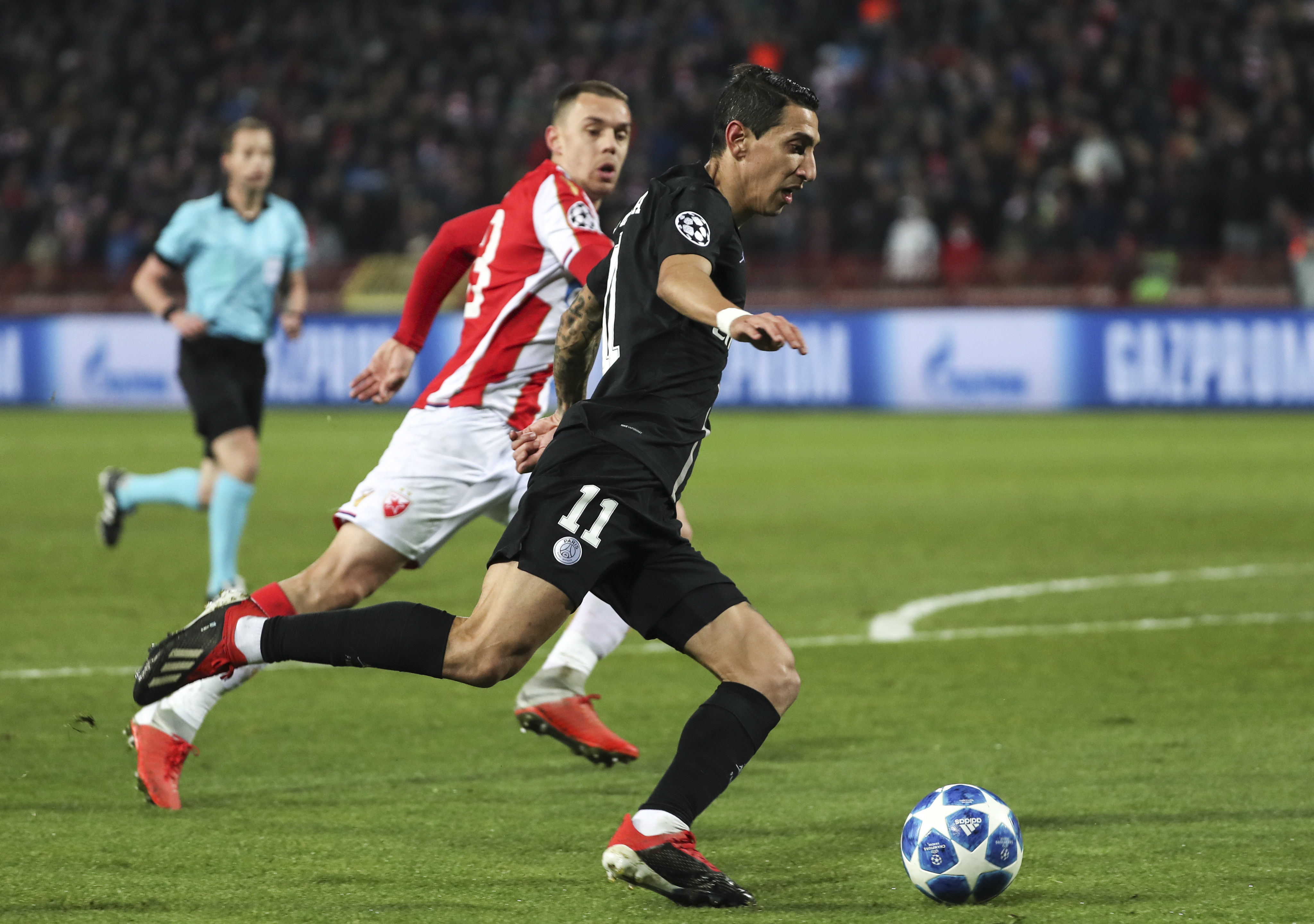 巴黎圣日耳曼队员为欧冠联赛做准备