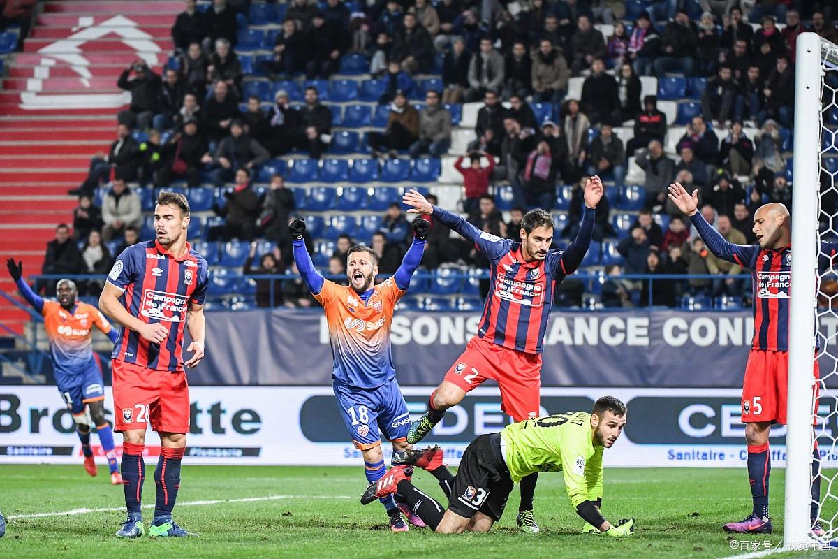 关于卡昂在主场比赛中力挫对手，获得胜利的信息